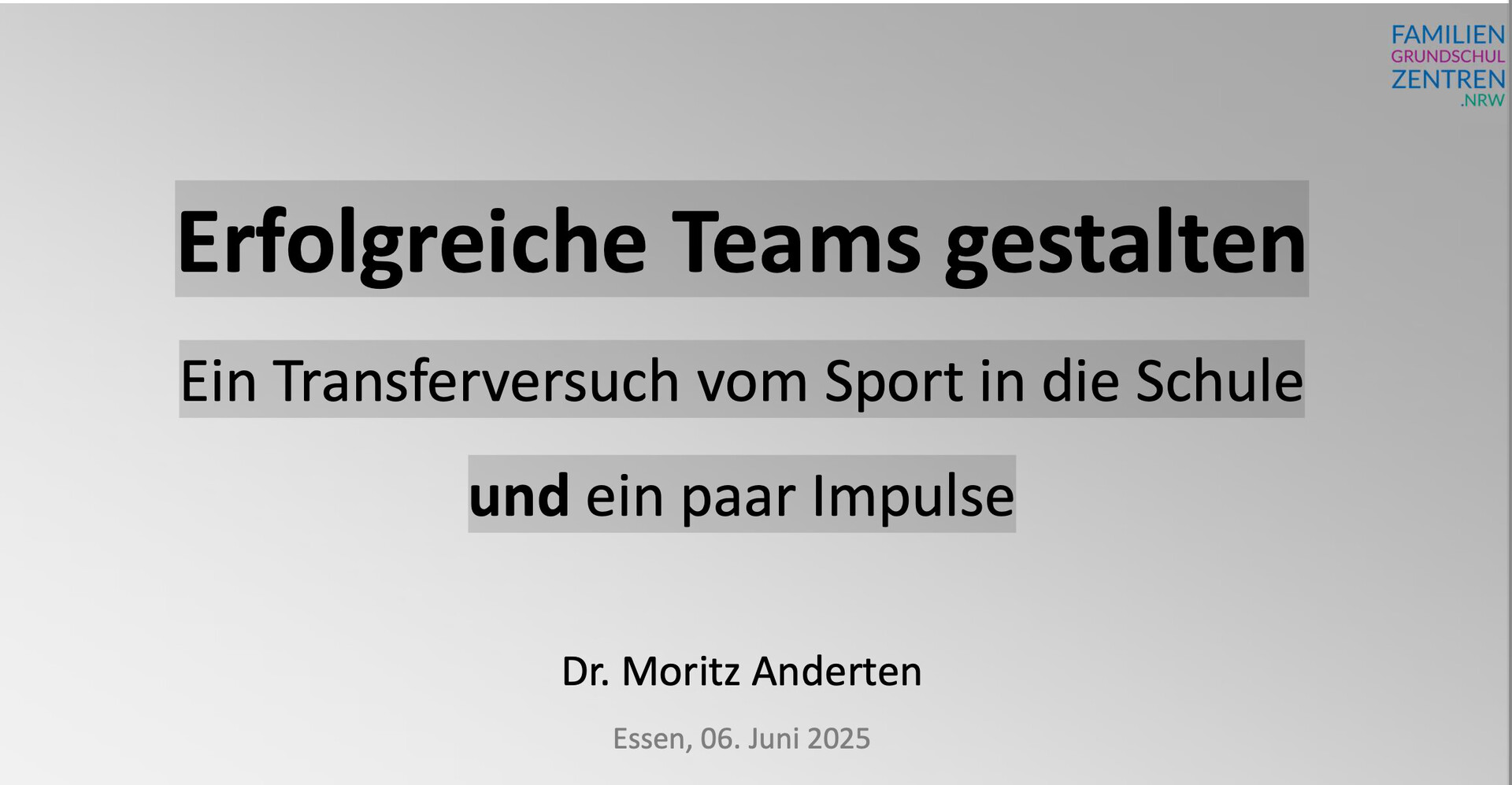 Titelfolie Präsentation