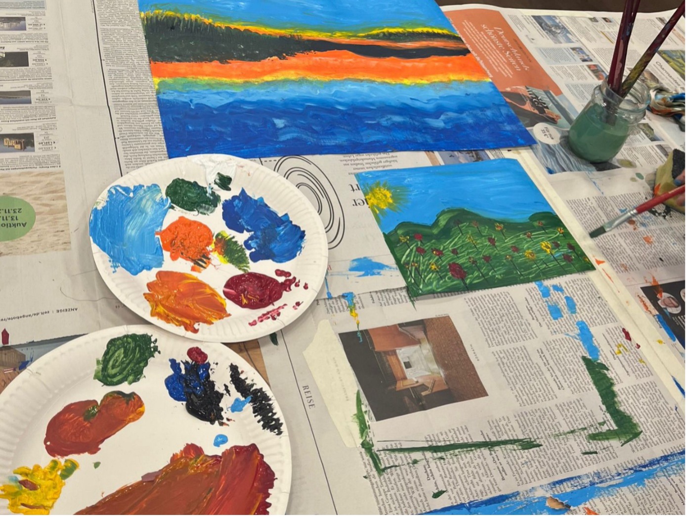 Erstellung der Kunstwerke