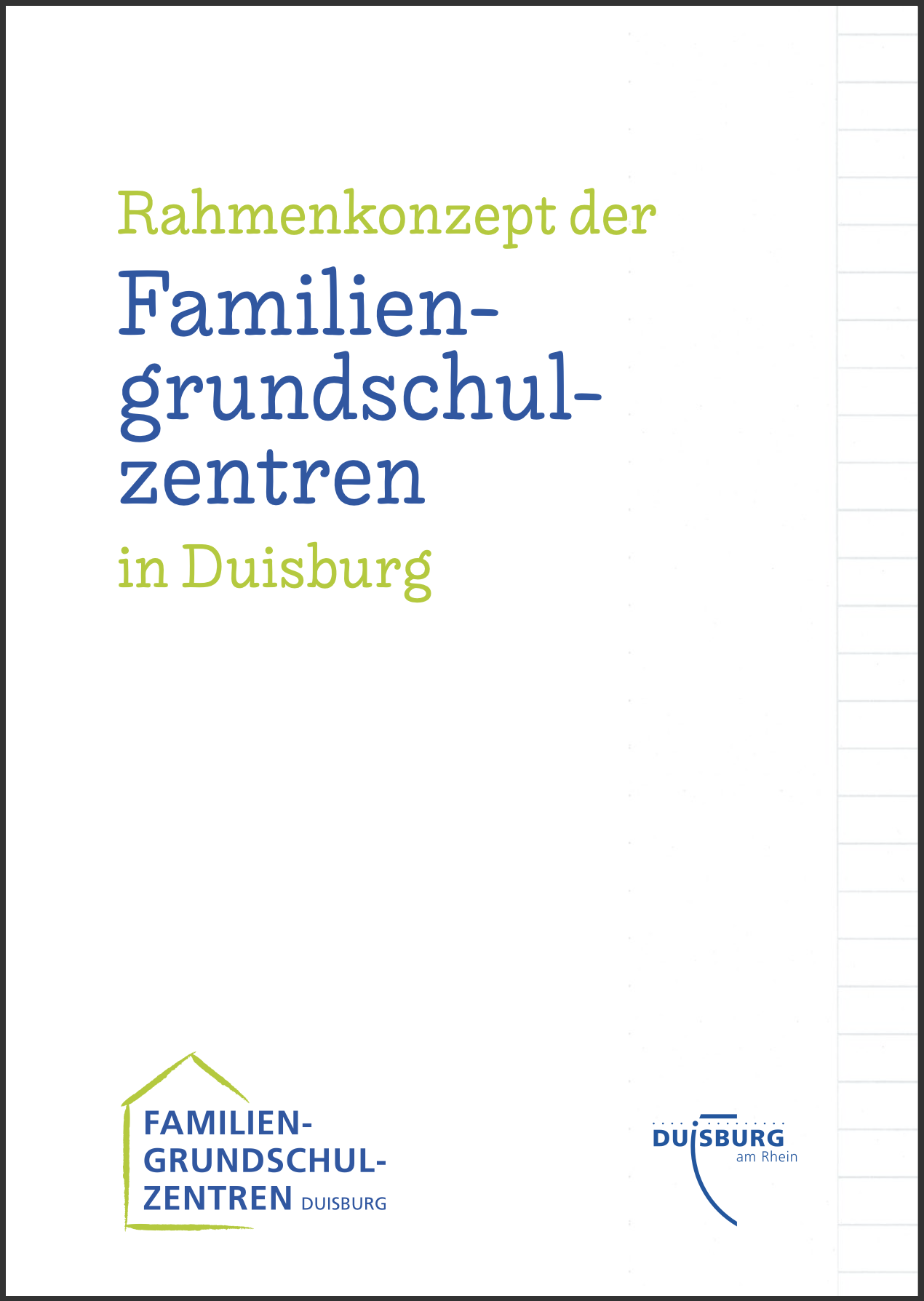 Vorschaubild des Duisburger Rahmenkonzeptes